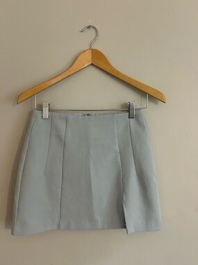 Altar'd State Light Blue Mini Skirt